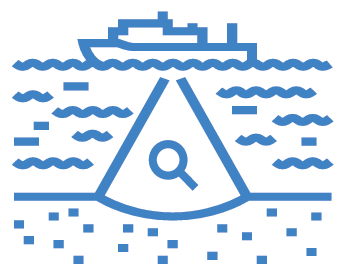 Offshore survey icon